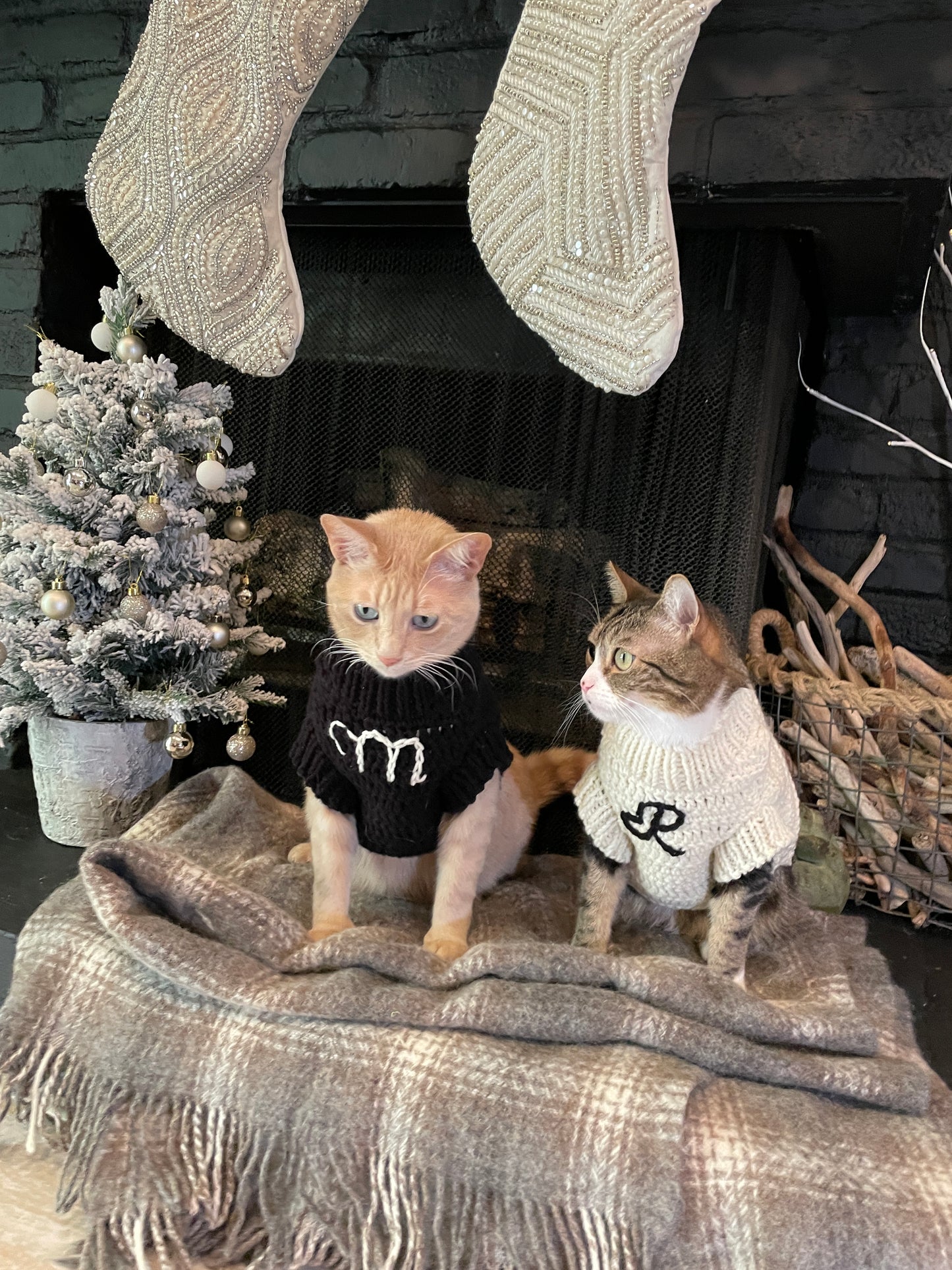Customaized Handmade Crocheted letter Sign Sweater for Pet